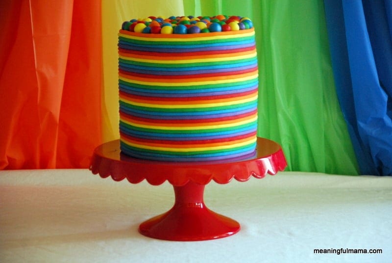 rainbow birthday cake 2