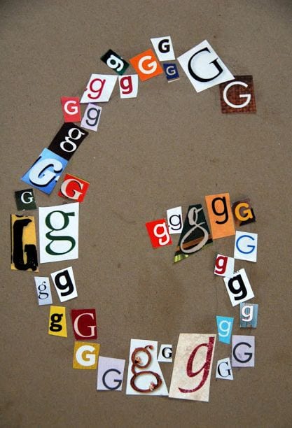 Make letter with letters