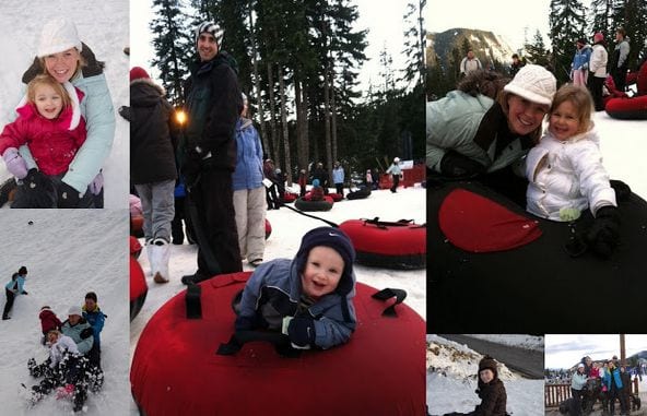Sledding day at Mountains