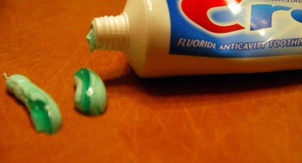 Toothpaste another use - word picture 1