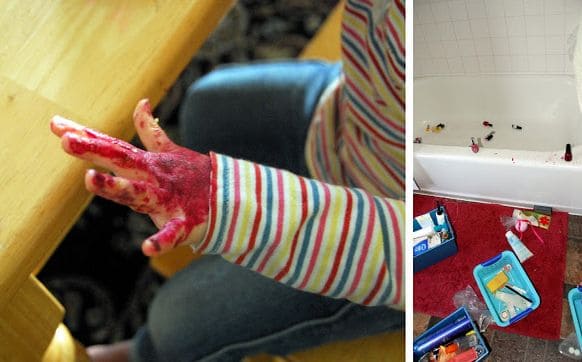getting dirty can't trust kids