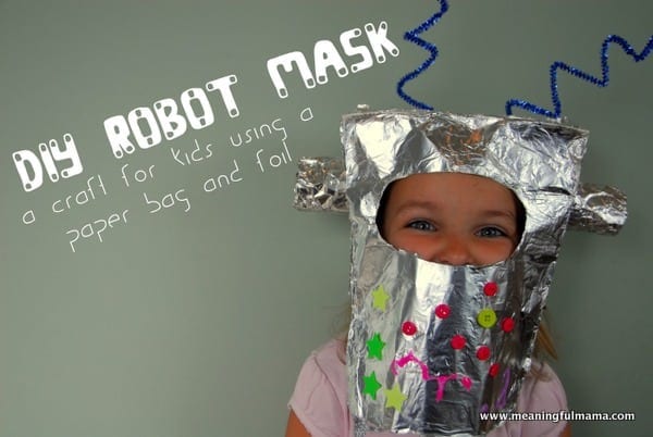 Meaningful Mama | DIY Robot Mask
